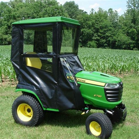 Depending on the model of <b>cab</b>, we may offer the option of hard or soft sides, a steel or ABS roof, along with a large assortment of accessories. . John deere lawn tractor cab enclosures